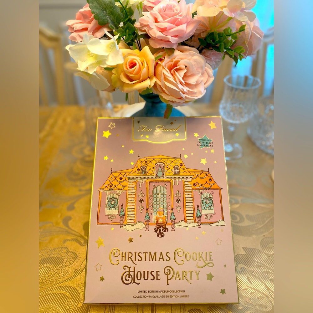 Too faced Christmas Cookie House Party palette set